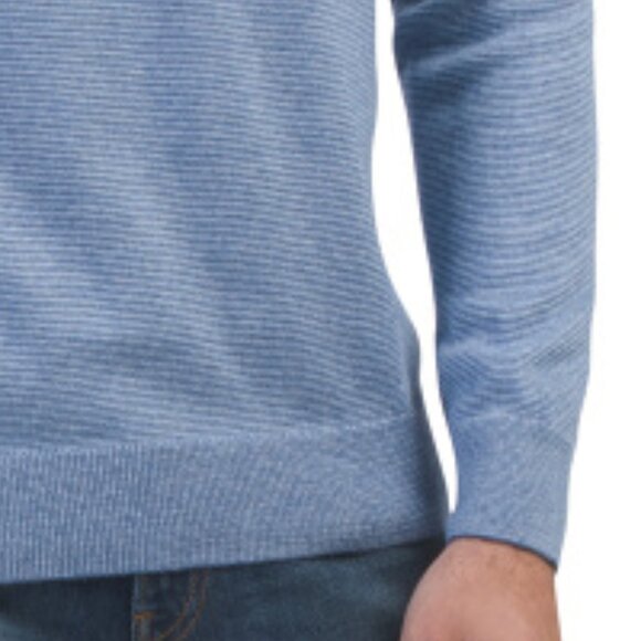 NEW BONOBOS Cotton And Cashmere Blend Crew Neck Sweater for men 362mn - Picture 3 of 3